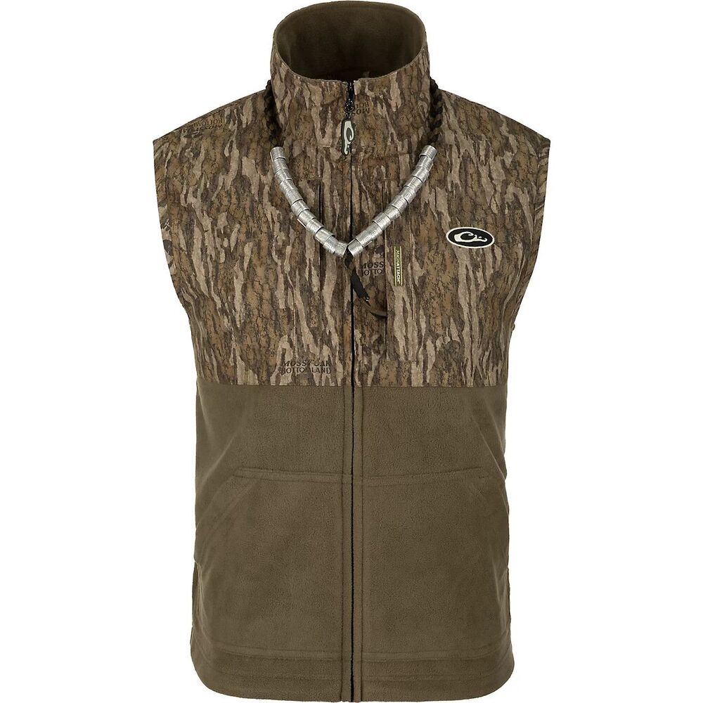 DRAKE Men's MST Eqwader Vest - Mossy Oak New Bottomland
